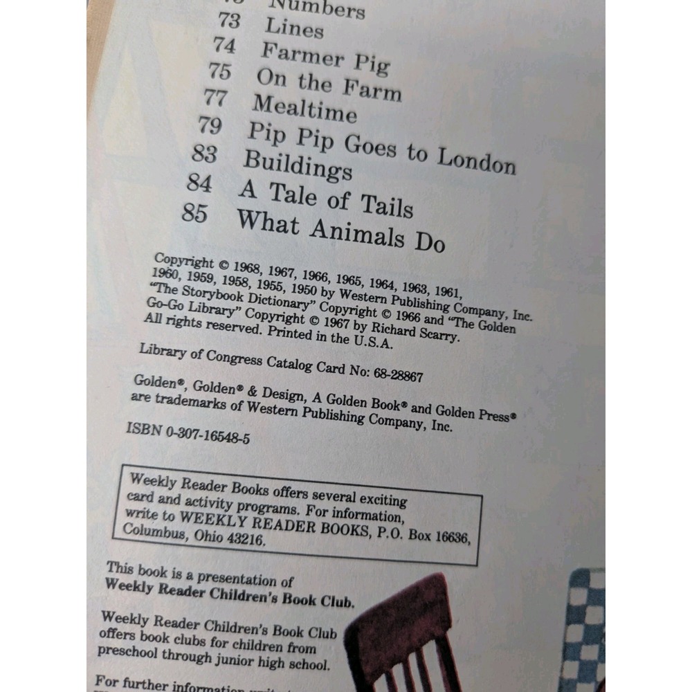 Richard Scarry's Best Story Book Ever A Golden Book 1968 HC - Picture 8 of 8